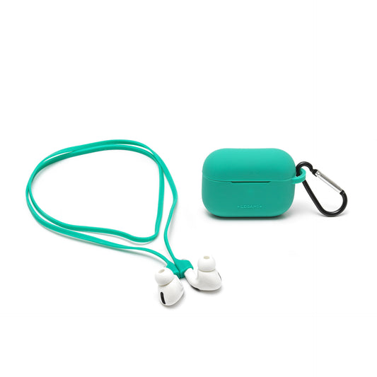 CASE AND CORD SET FOR AIRPODS PRO - AIR 'N GO - TURQUOISE / PACK DE 6