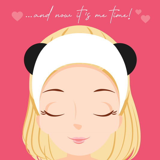 HEADBAND - ME TIME - PANDA / PACK DE 6