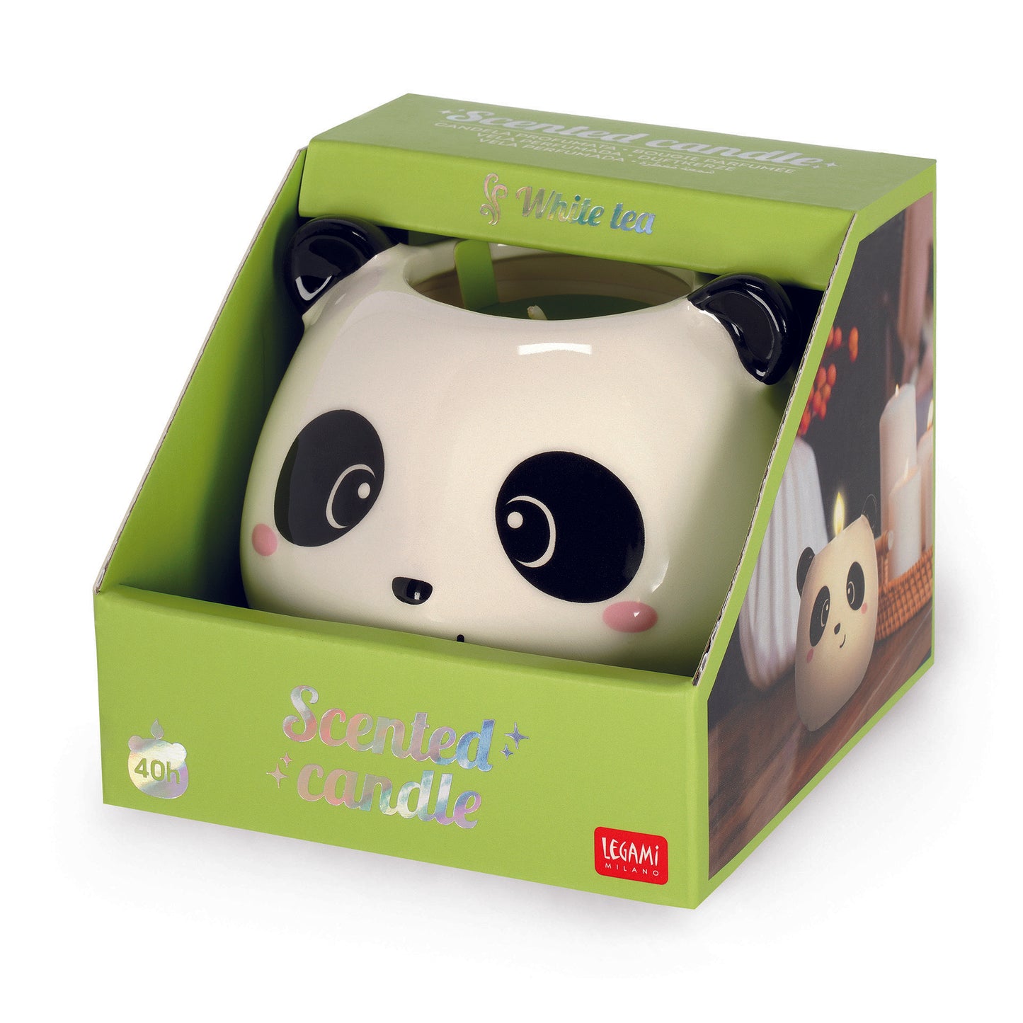 SCENTED CANDLE - PANDA / PACK DE 4