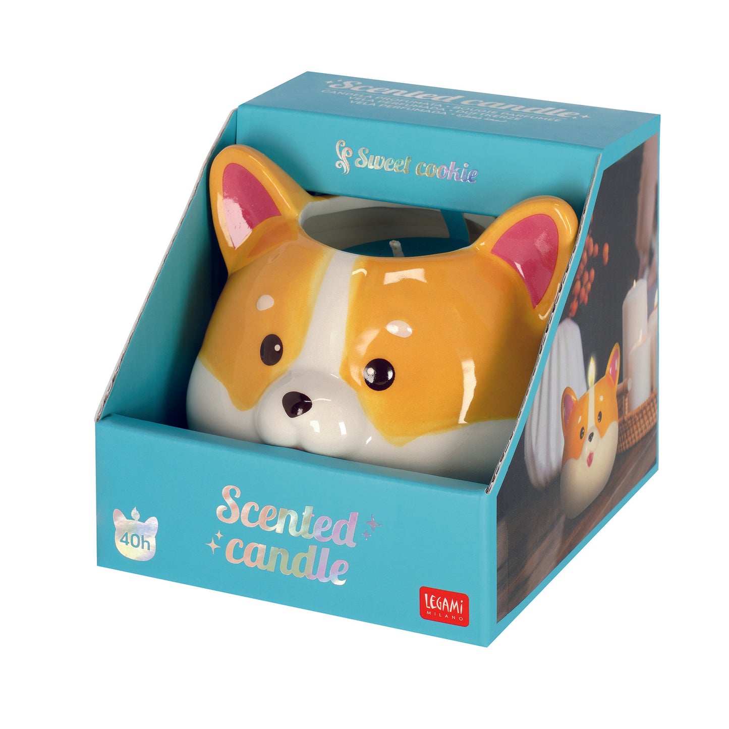 SCENTED CANDLE - CORGI / PACK DE 4