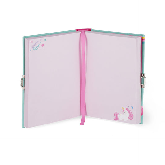 SECRET DIARY WITH PADLOCK - MY SECRET DIARY - UNICORN / PACK DE 2