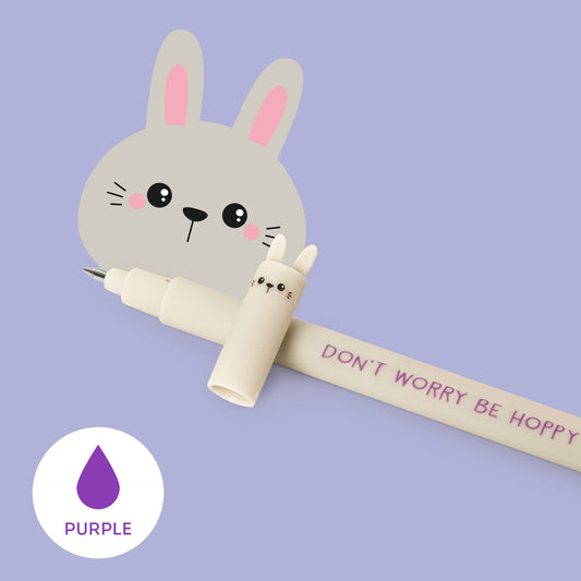 ERASABLE GEL PEN - ERASABLE PEN - BUNNY / PACK DE 30