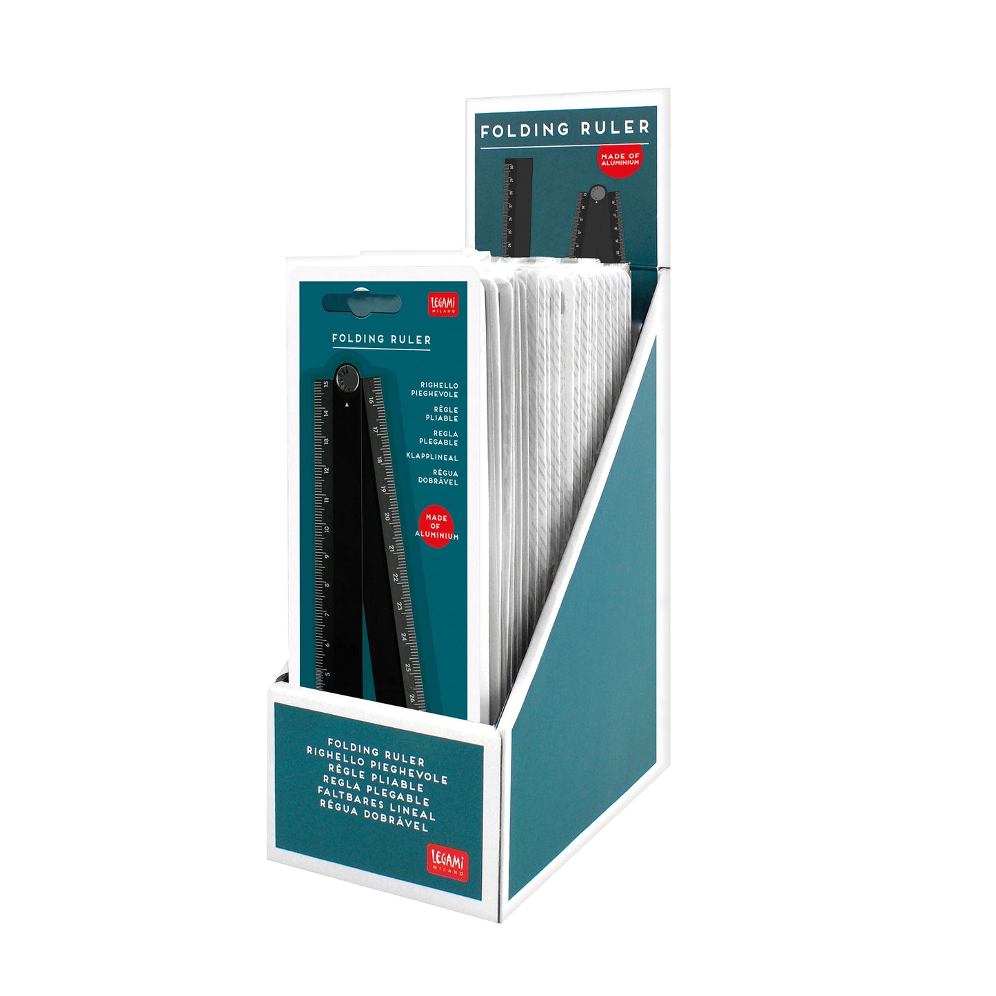 RULER - FOLDING RULER - BLACK / PACK DE 20