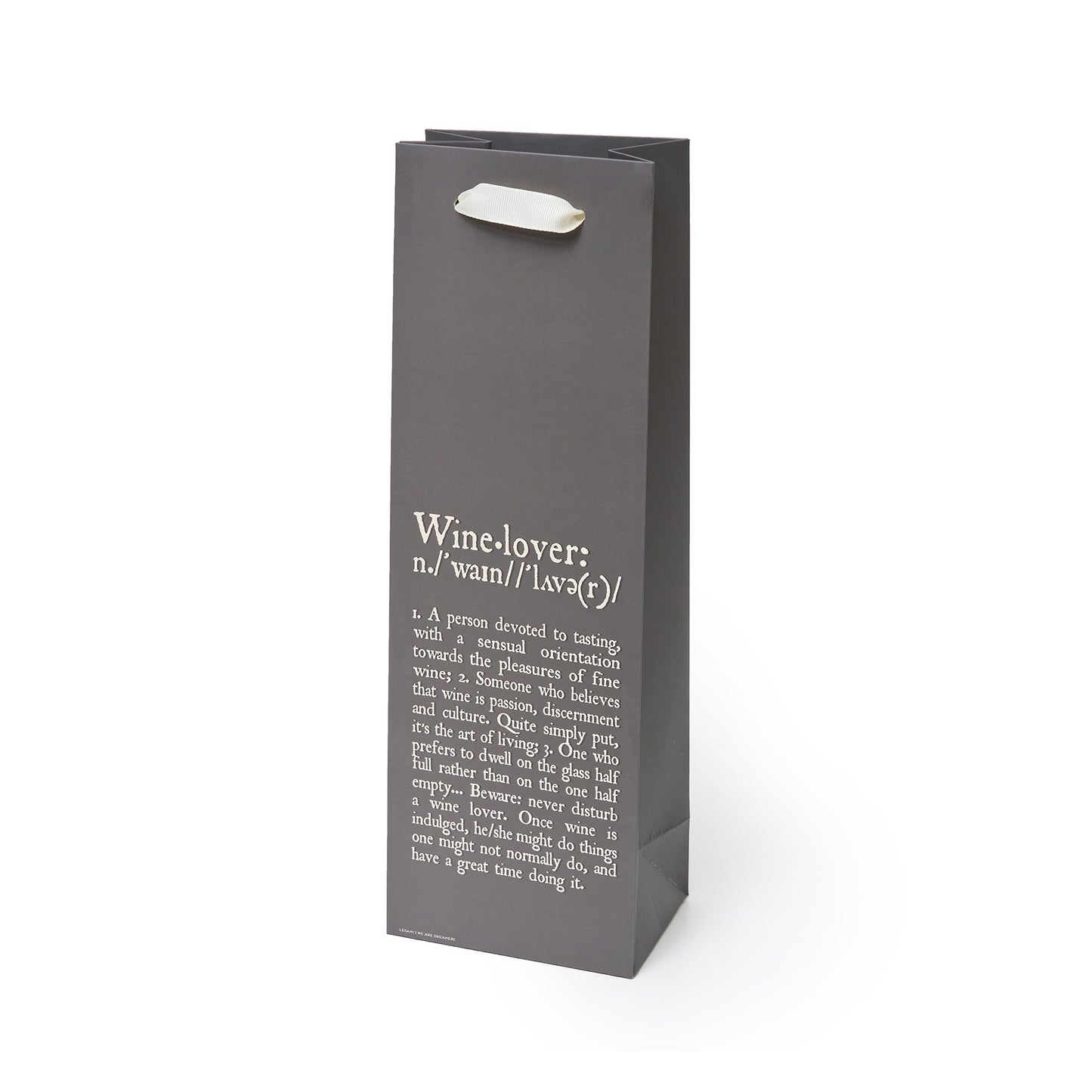 GIFT BAG - BOTTLE - WINE LOVER / PACK DE 3