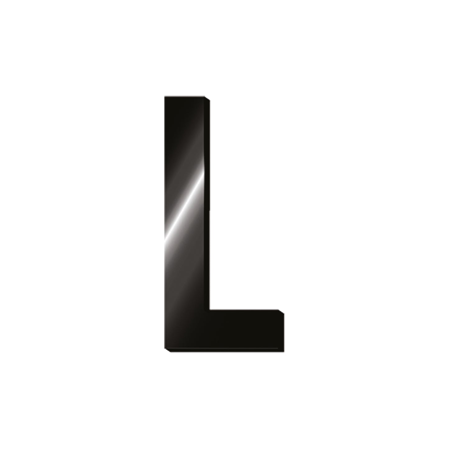 ADHESIVE METAL LETTER - MY INITIAL - L / PACK DE 2