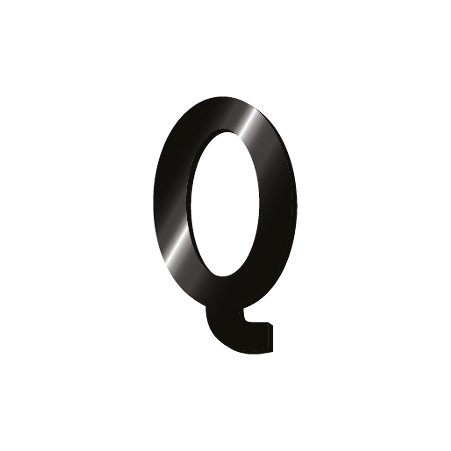 ADHESIVE METAL LETTER - MY INITIAL - Q / PACK DE 2