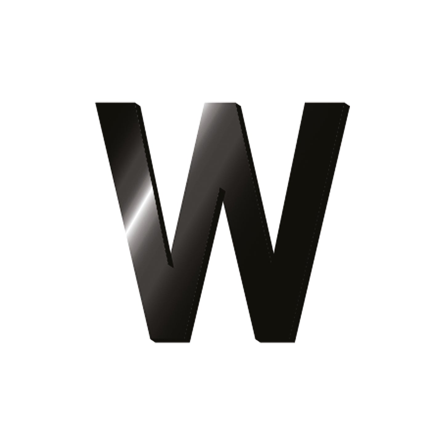 ADHESIVE METAL LETTER - MY INITIAL - W / PACK DE 2