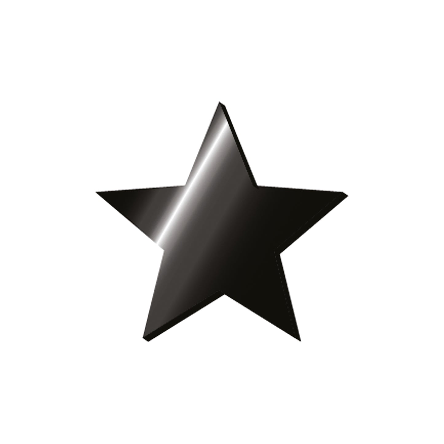 ADHESIVE METAL LETTER - MY INITIAL - STARS / PACK DE 2