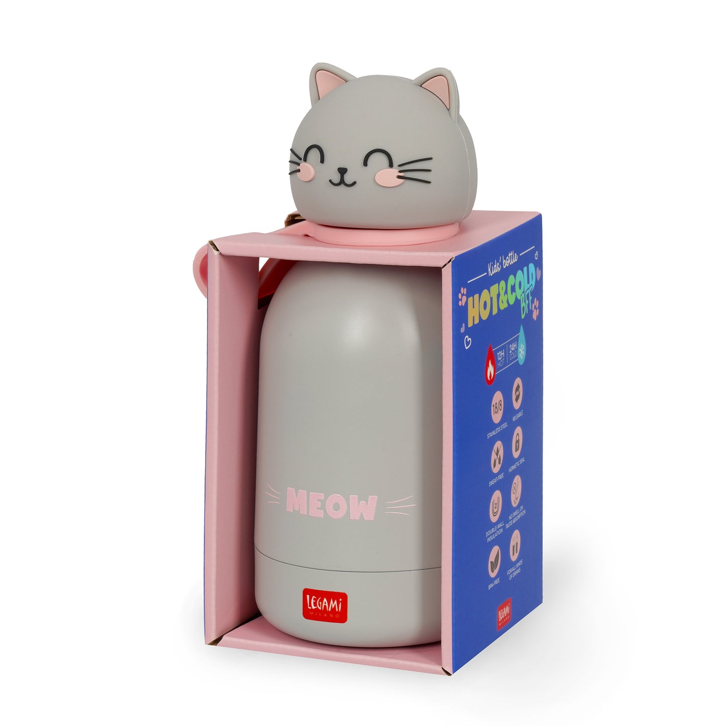 KIDS BOTTLE - KITTY / PACK DE 4