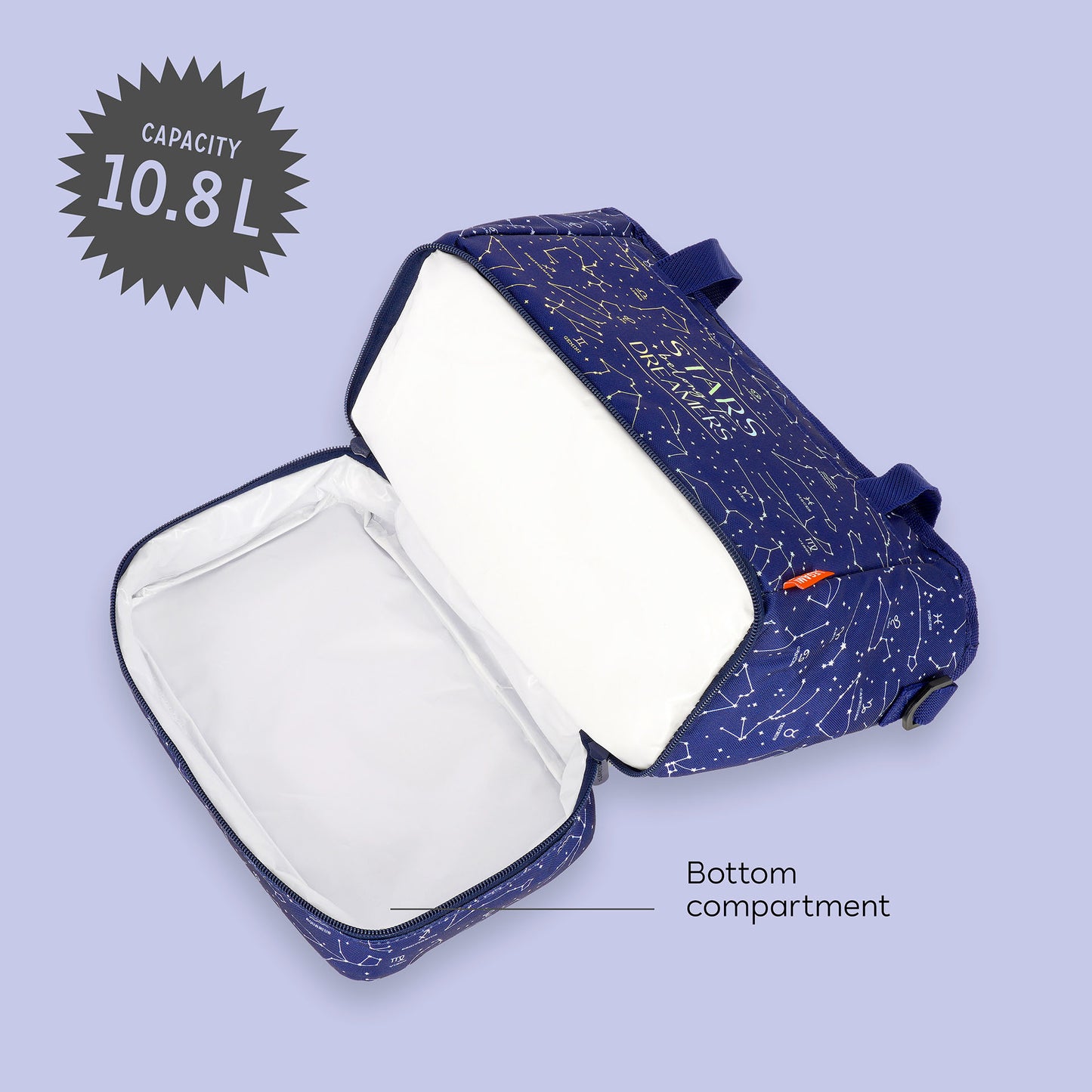 LUNCH BAG 10.8 L - STARS / PACK DE 2