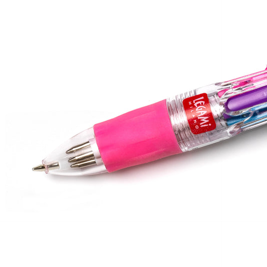 MINI 4-COLOUR BALLPOINT PEN - MINI MAGIC RAINBOW - UNICORN / PACK DE 24