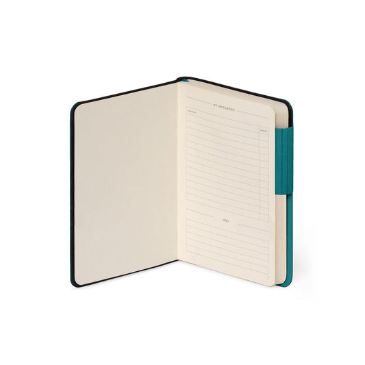 PLAIN NOTEBOOK - MY NOTEBOOK - SMALL - MALACHITE GREEN / PACK DE 3