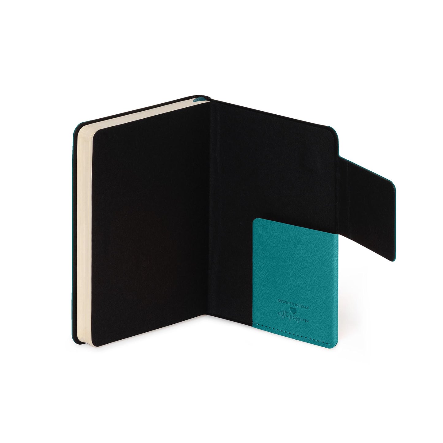 PLAIN NOTEBOOK - MY NOTEBOOK - SMALL - MALACHITE GREEN / PACK DE 3