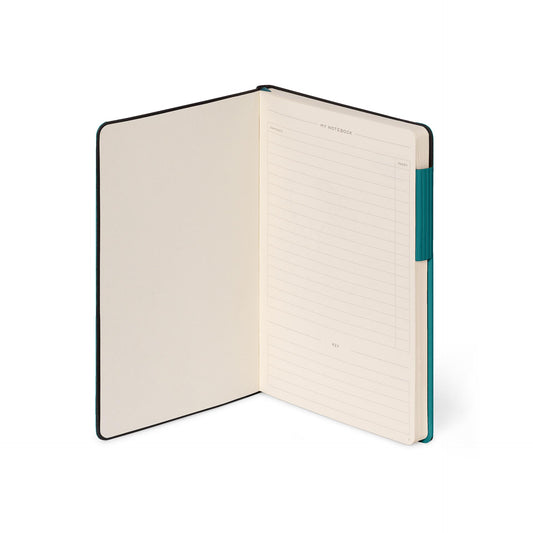 LINED NOTEBOOK - MY NOTEBOOK - MEDIUM - MALACHITE GREEN / PACK DE 3