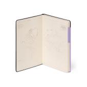 PLAIN NOTEBOOK - MY NOTEBOOK - MEDIUM - LAVENDER / PACK DE 3