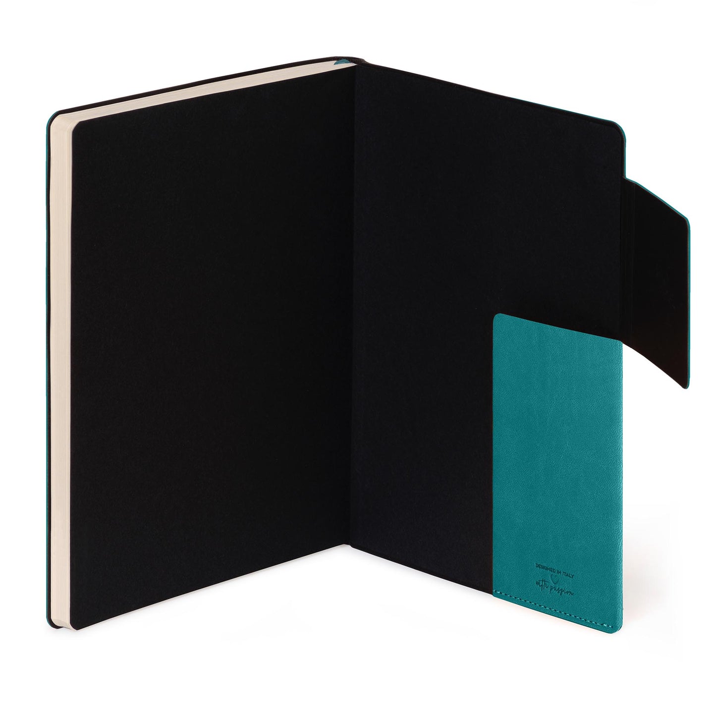 PLAIN NOTEBOOK - MY NOTEBOOK - LARGE - MALACHITE GREEN / PACK DE 3