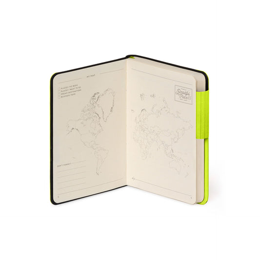 PLAIN NOTEBOOK - MY NOTEBOOK - SMALL - CHARTREUSE / PACK DE 3