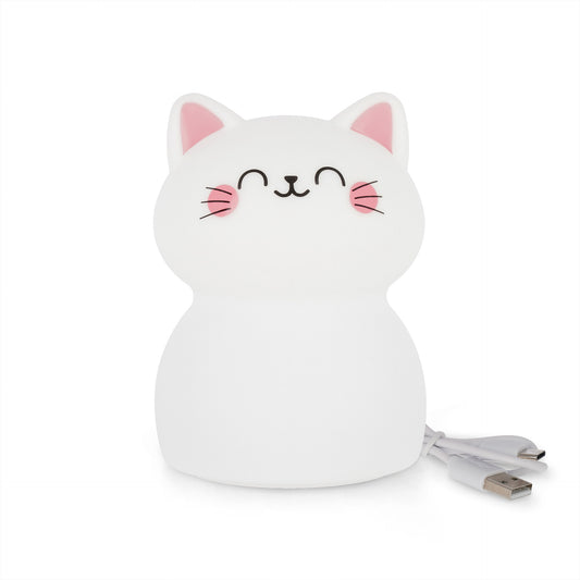 RECHARGEABLE NIGHT LIGHT - SOFT DREAMS - KITTY / PACK DE 2