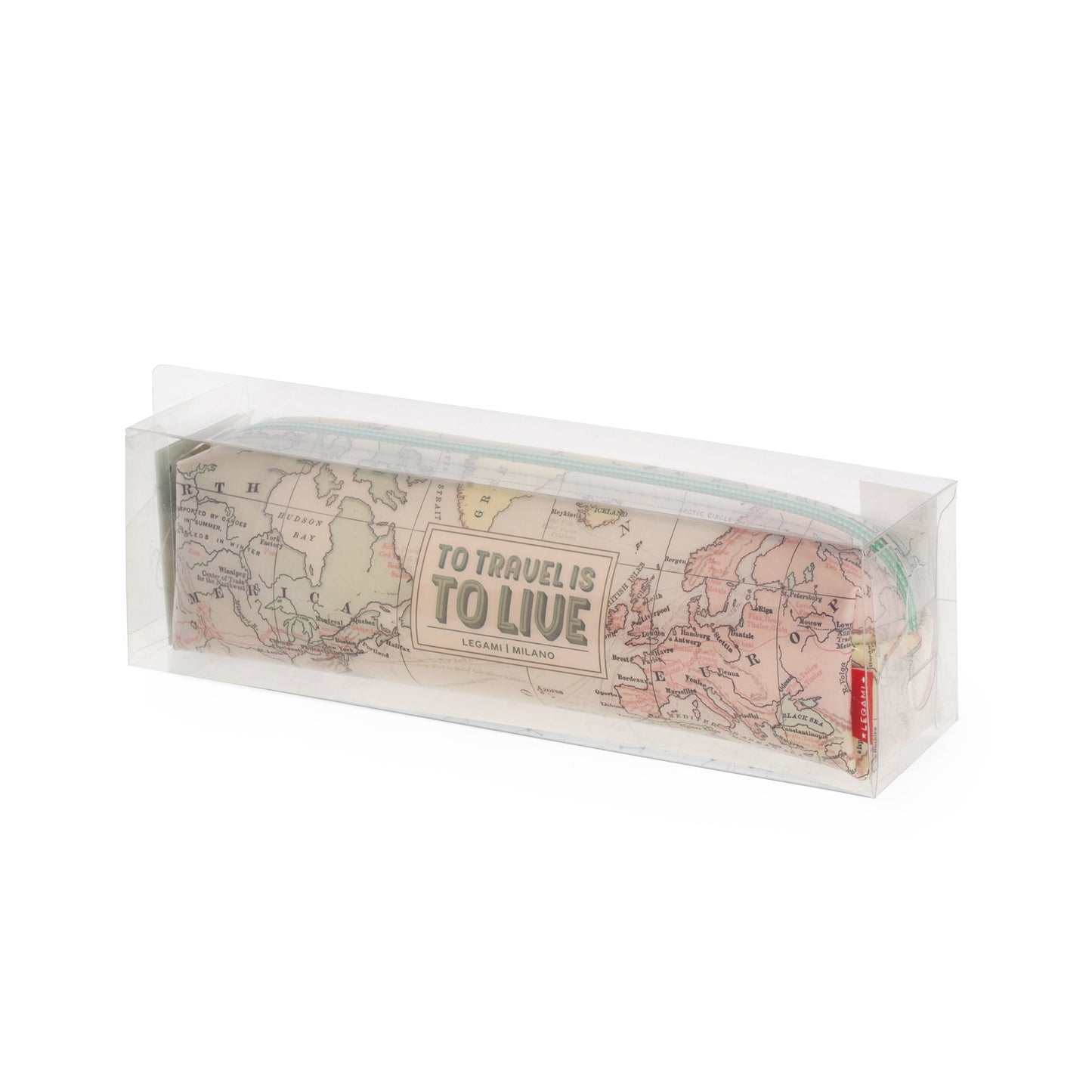 TRANSPARENT PENCIL CASE - PENCIL CASE - TRAVEL / PACK DE 4