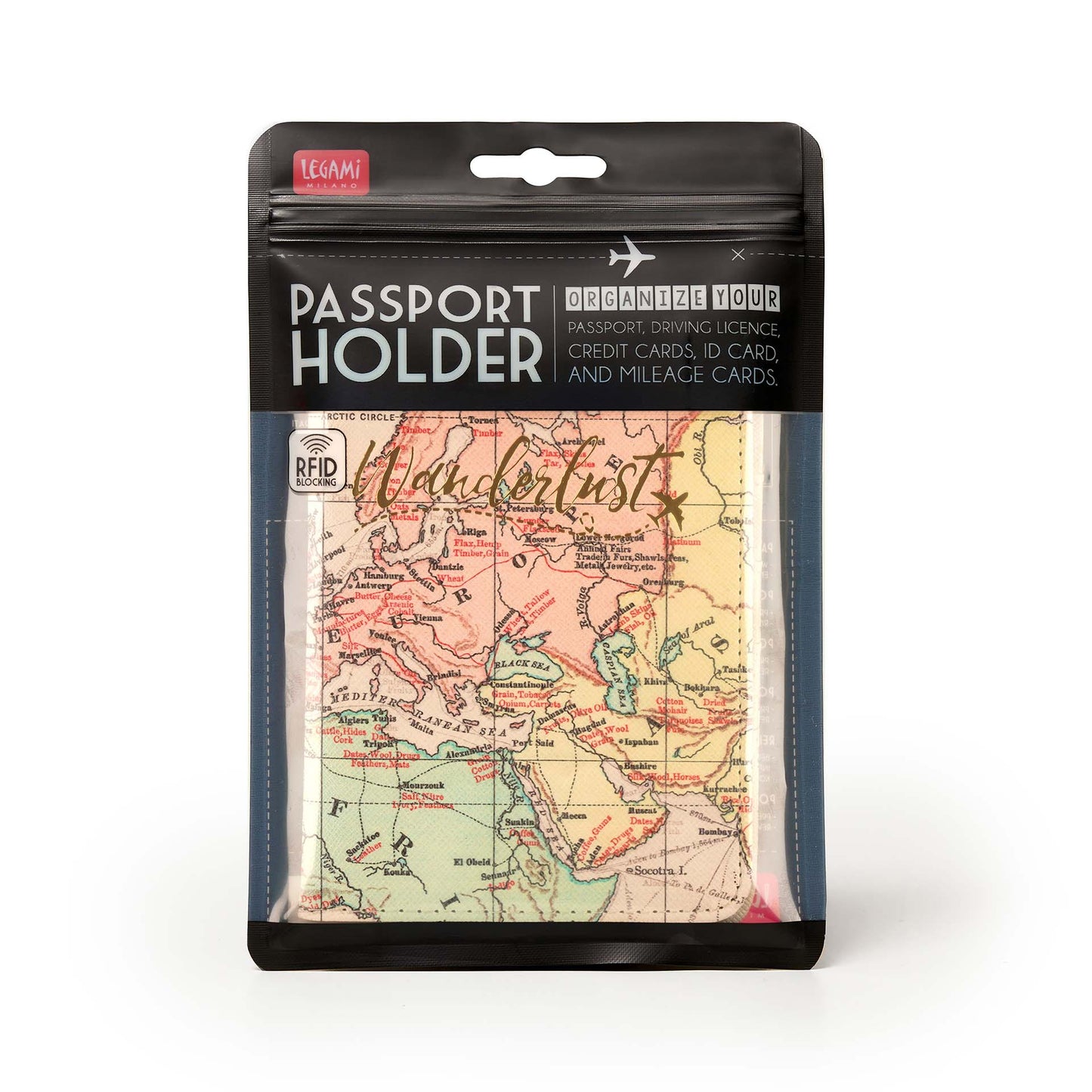PASSPORT HOLDER - TRAVEL / PACK DE 3