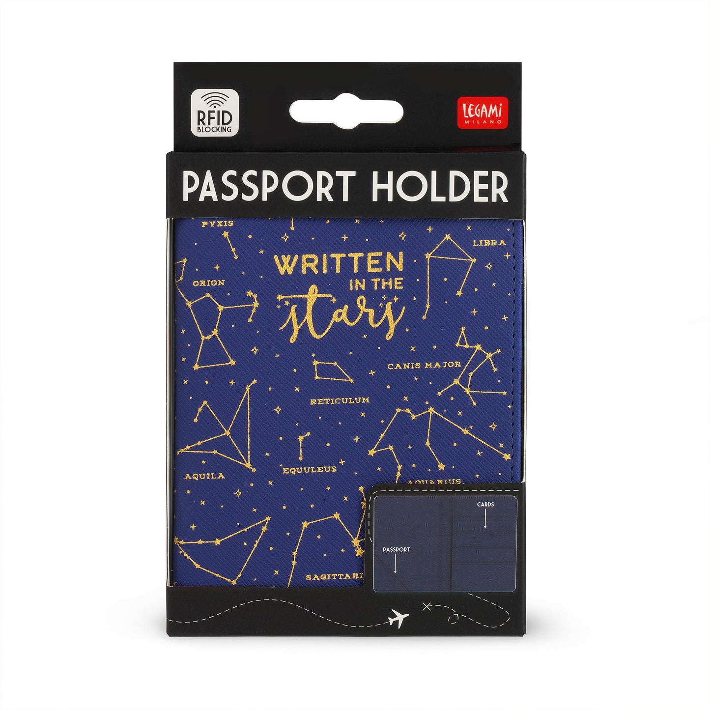 PASSPORT HOLDER - STARS / PACK DE 3