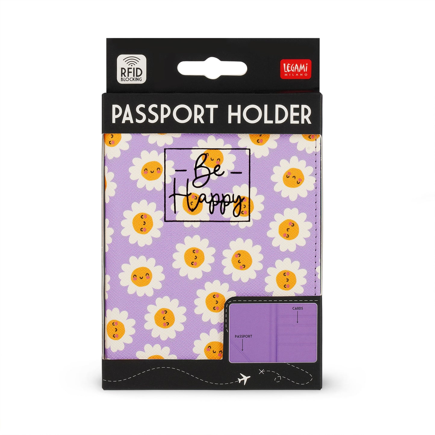 PASSPORT HOLDER - DAISY / PACK DE 3