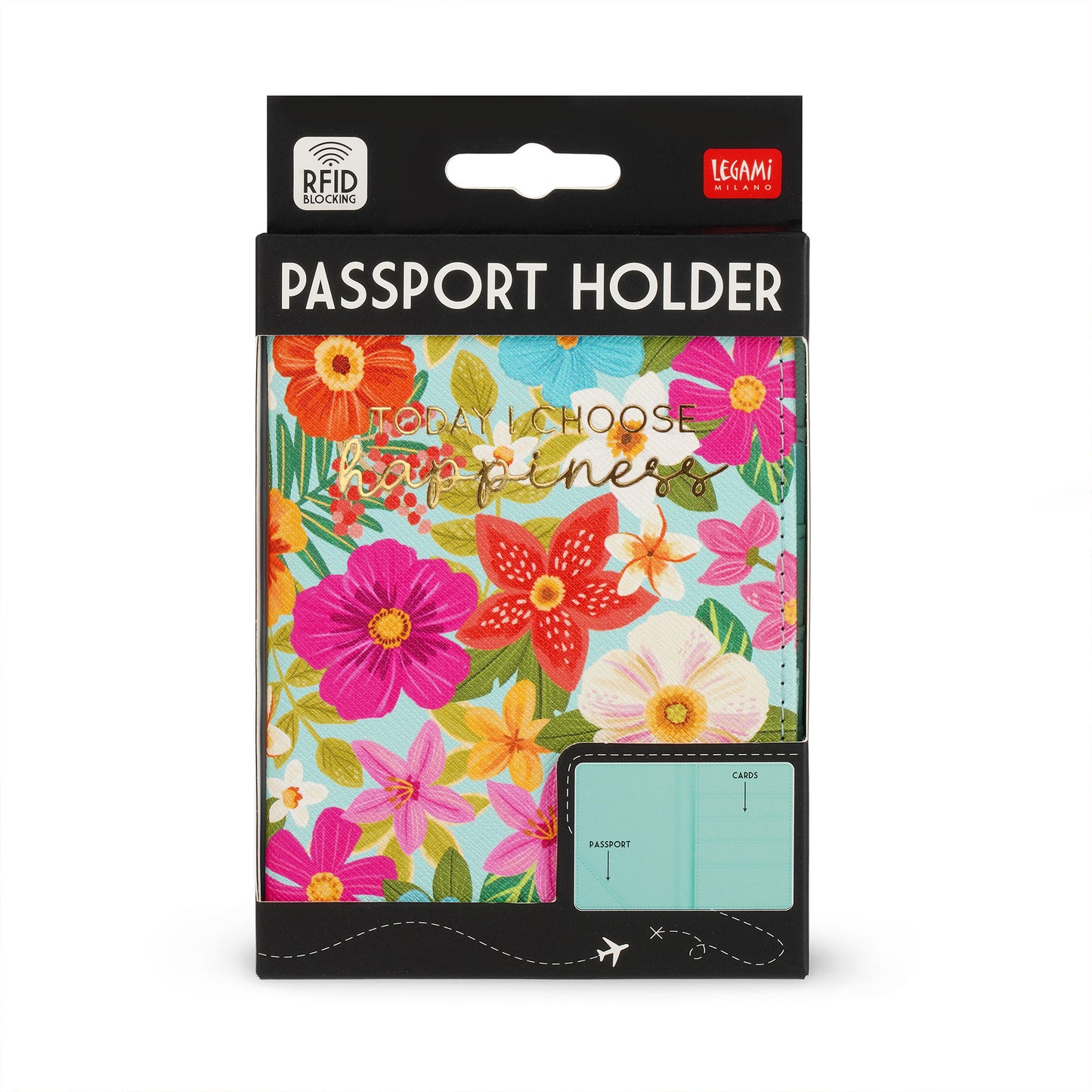 PASSPORT HOLDER - FLOWERS / PACK DE 3