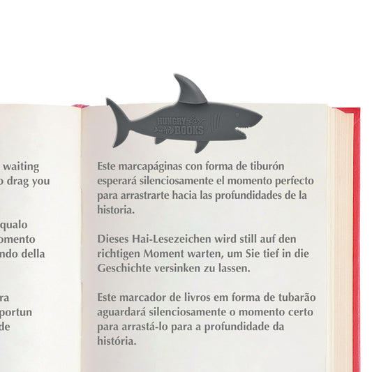 BOOKMARK - HUNGRY FOR BOOKS - SHARK / PACK DE 7