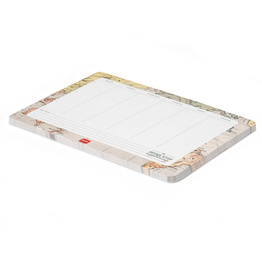 PAPER MOUSEPAD & NOTEPAD - SMART NOTES - TRAVEL / PACK DE 2