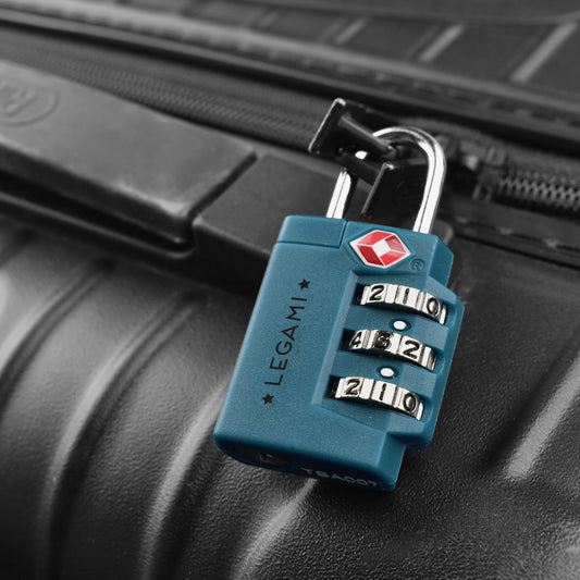 LUGGAGE PADLOCK - PETROL BLUE / PACK DE 10