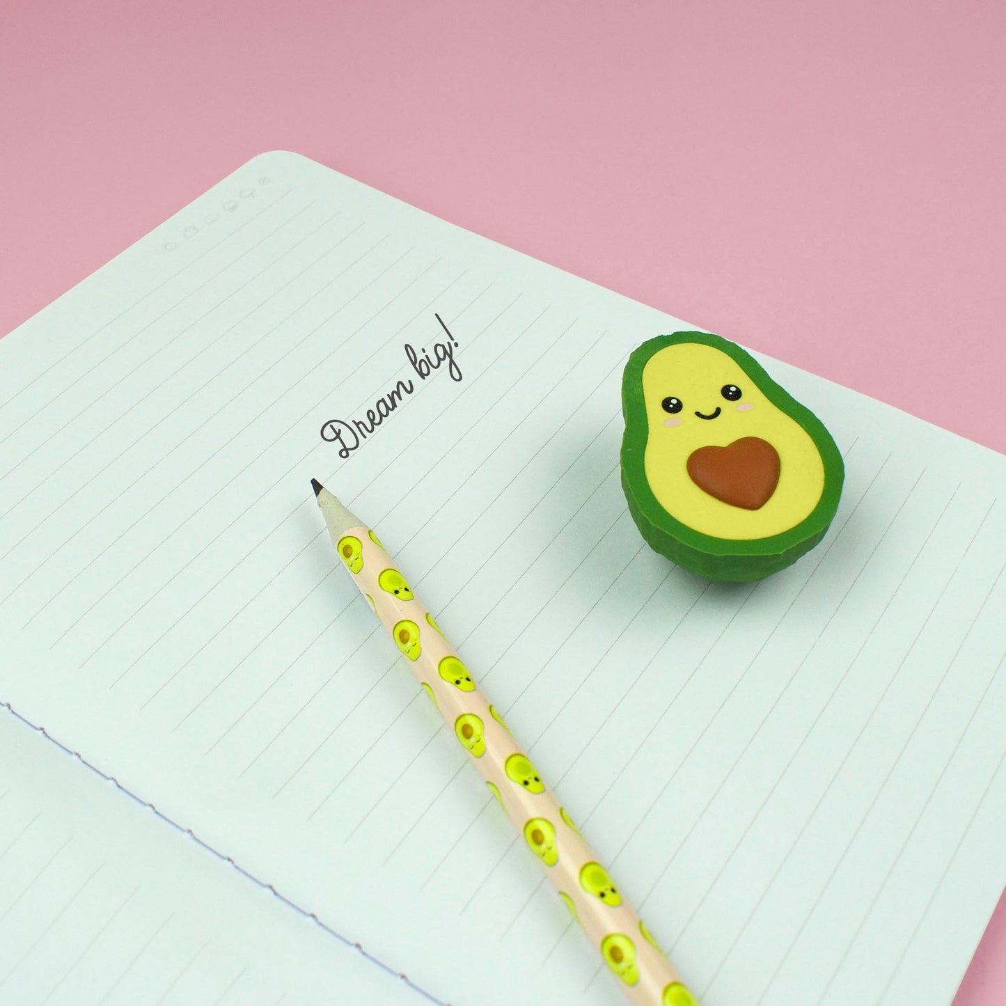 MAXI ERASER - LET'S AVOCUDDLE - AVOCADO / PACK DE 32