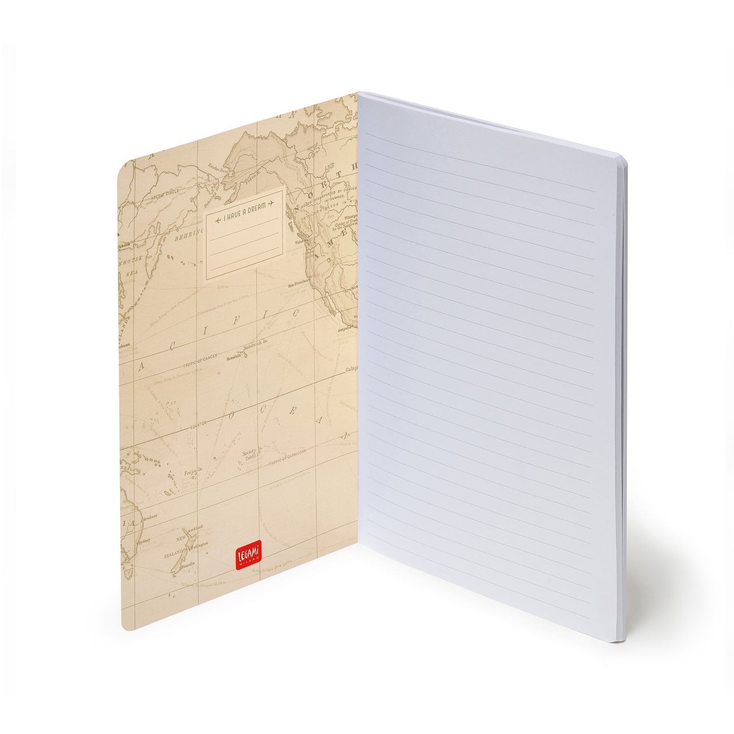 LINED NOTEBOOK - QUADERNO - LARGE - TRAVEL / PACK DE 3