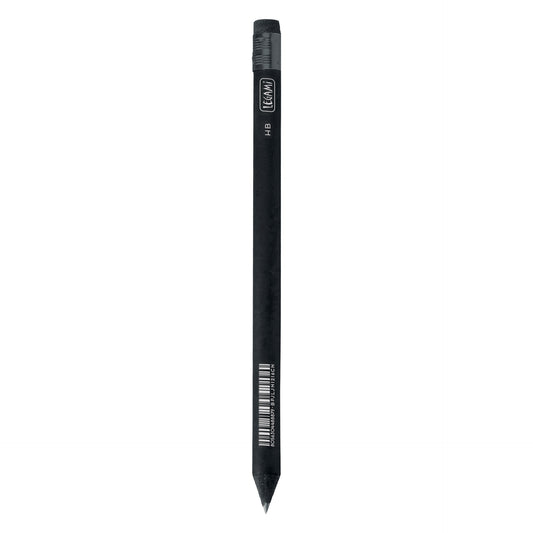 PENCIL WITH ERASER - BLACK PENCIL - BLACK - BLACK / PACK DE 36
