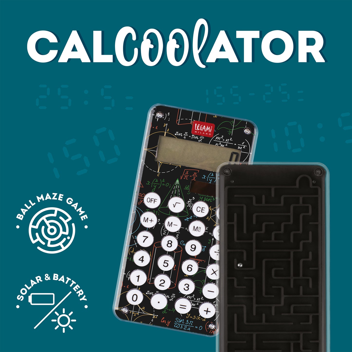 CALCULATOR - CALCOOLATOR - GENIUS / PACK DE 8