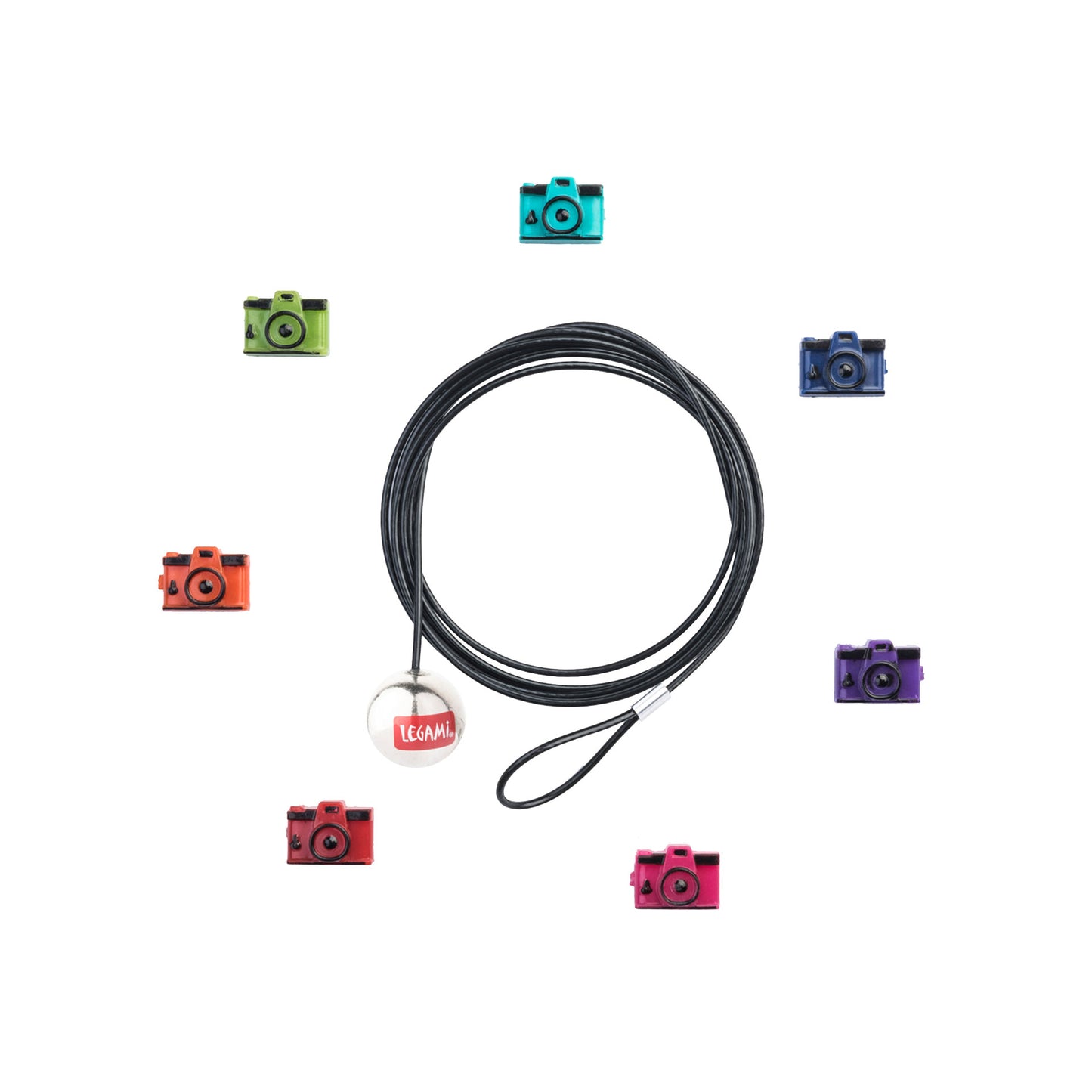 MAGNETIC WIRE PHOTO HOLDER - CAMERA / PACK DE 3