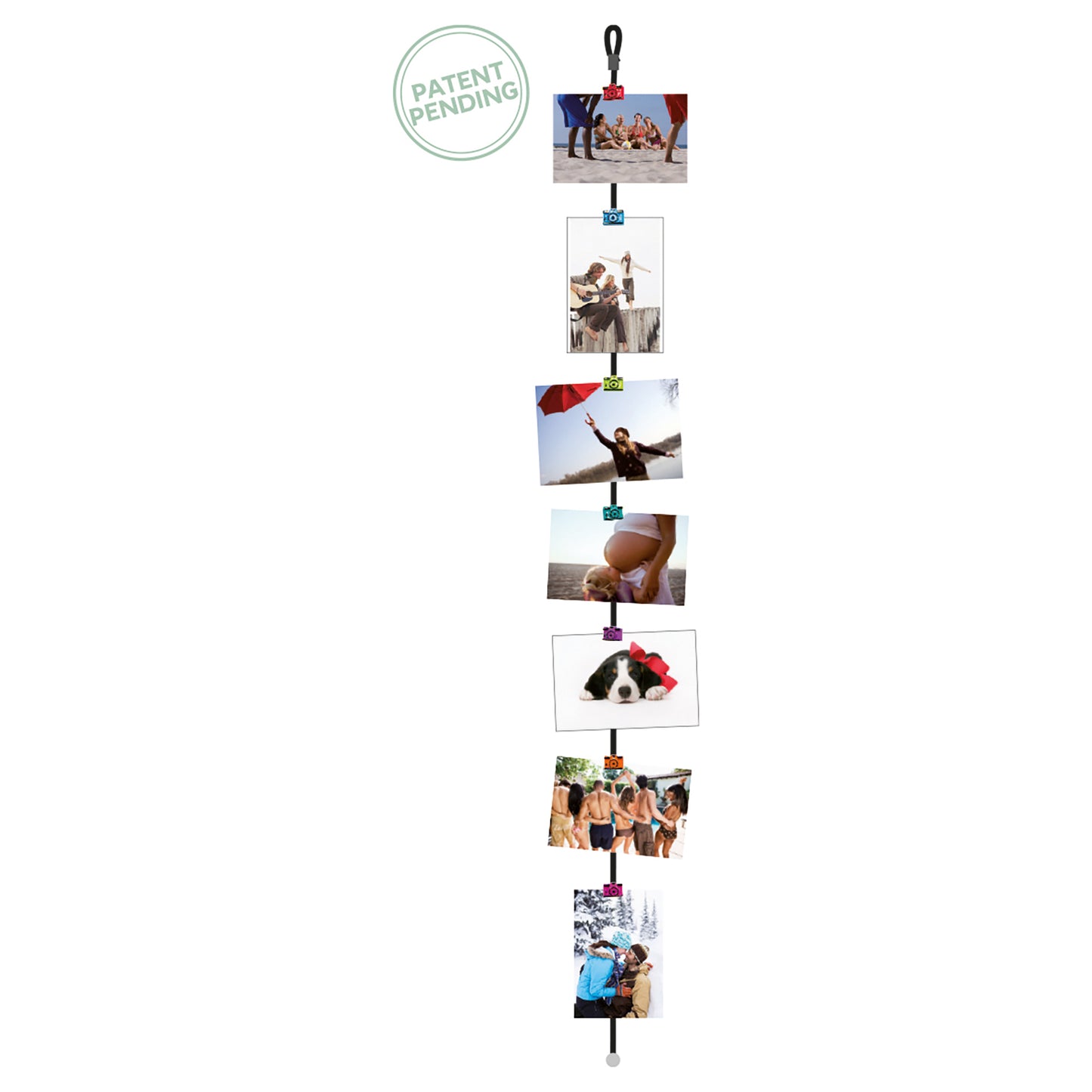 MAGNETIC WIRE PHOTO HOLDER - CAMERA / PACK DE 3