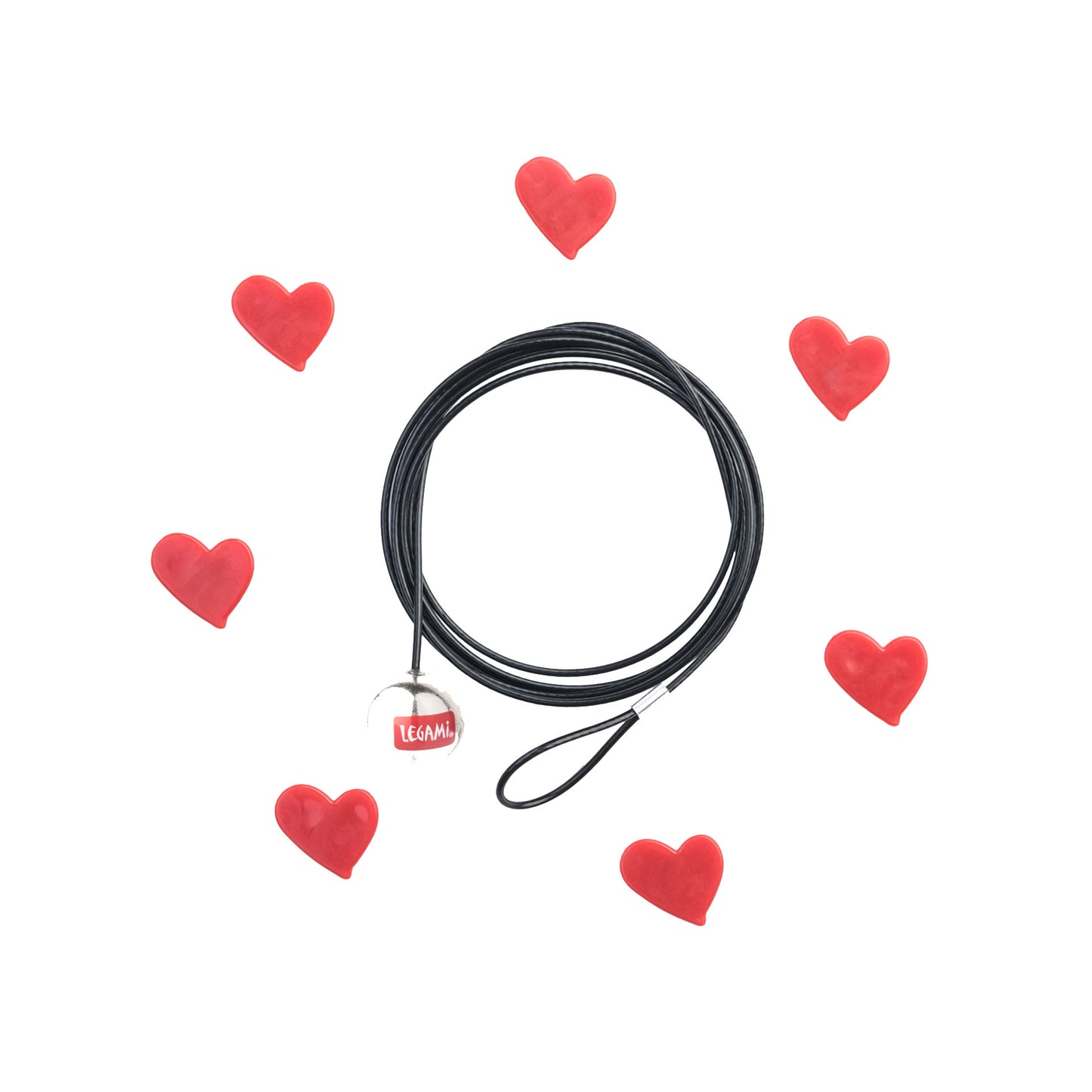 MAGNETIC WIRE PHOTO HOLDER - HEART / PACK DE 3