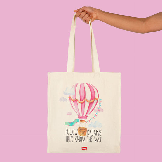 COTTON BAG - TOTE BAG - AIR BALLOON / PACK DE 3