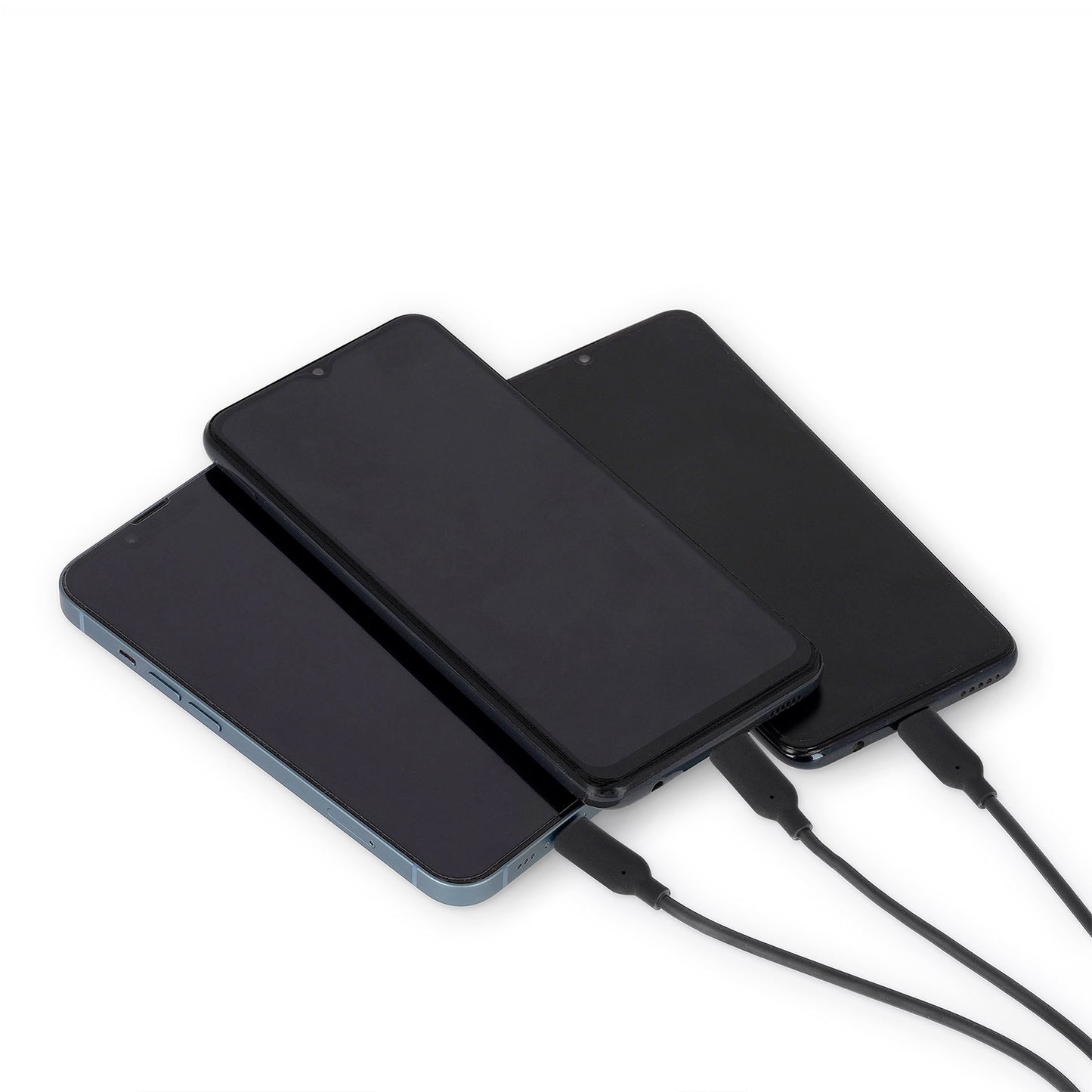 3-IN-1 CHARGING SYNCHR. CABLE - THREE HUGS - KITTY / PACK DE 4