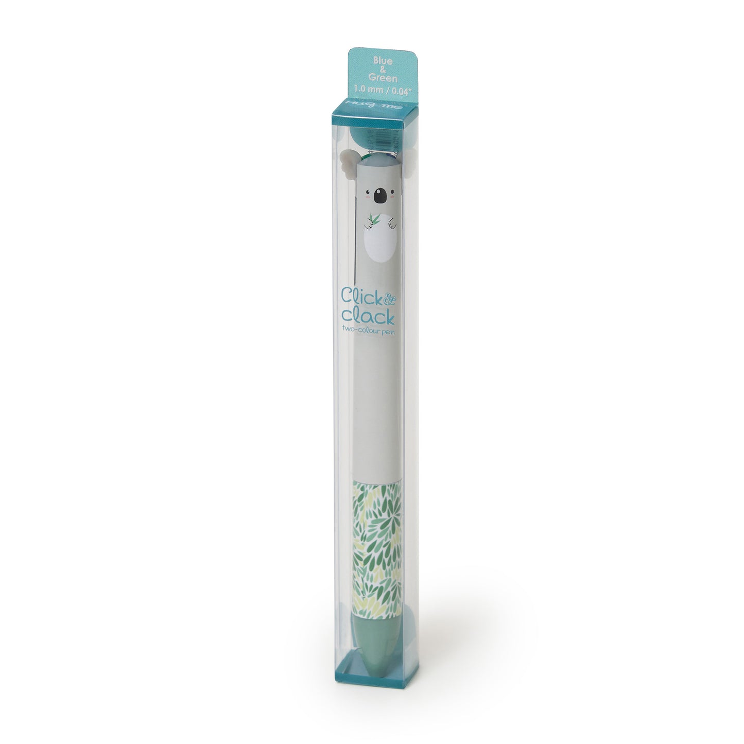 TWO-COLOUR BALLPOINT PEN - CLICK&CLACK - KOALA / PACK DE 12