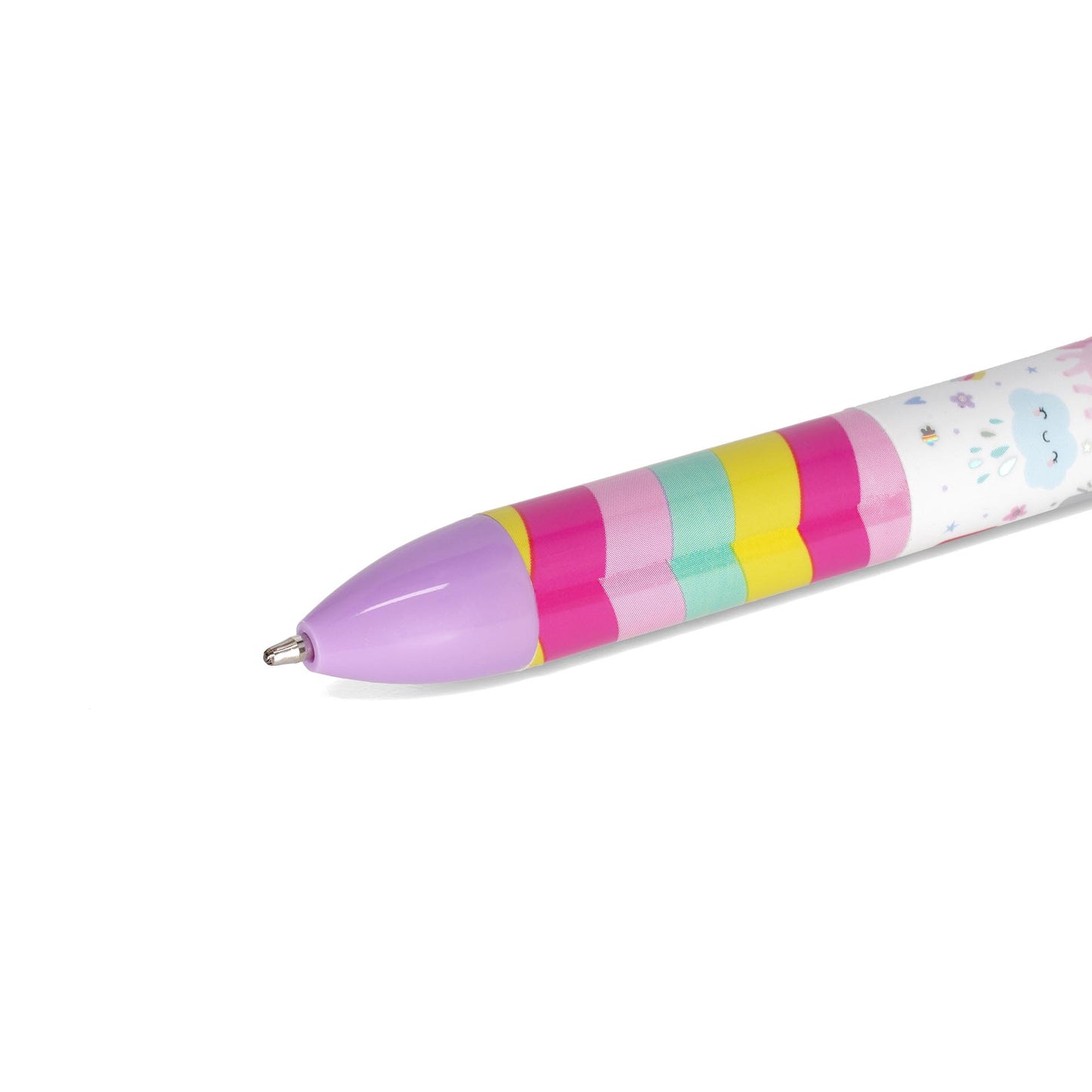 TWO-COLOUR BALLPOINT PEN - CLICK&CLACK - UNICORN / PACK DE 12