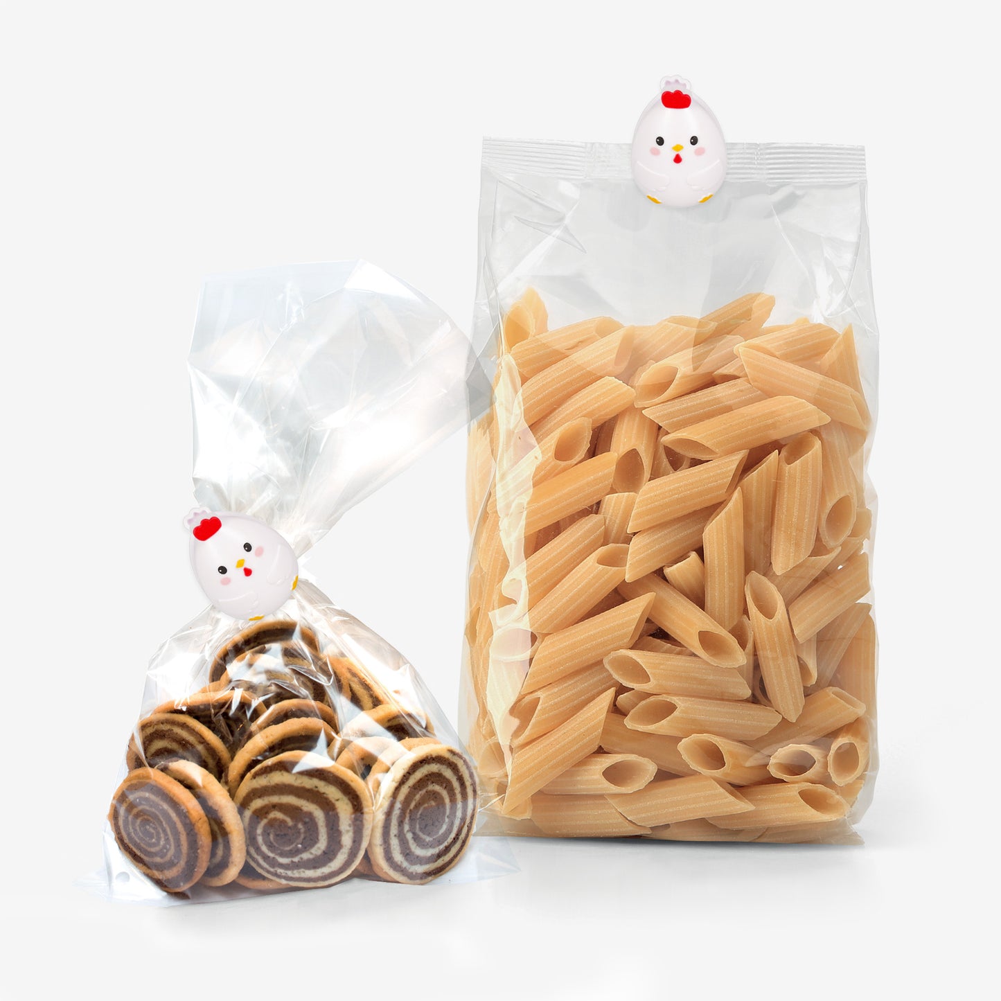 BAG CLIPS - HEN / PACK DE 6