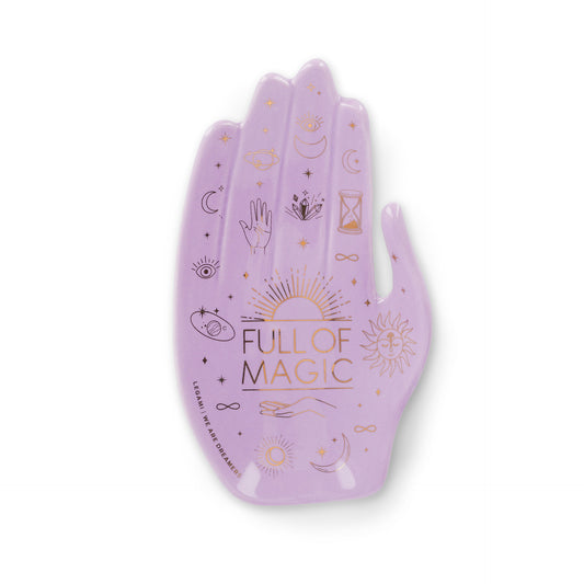 CERAMIC PLATE - RINGS & THINGS - MAGIC / PACK DE 4