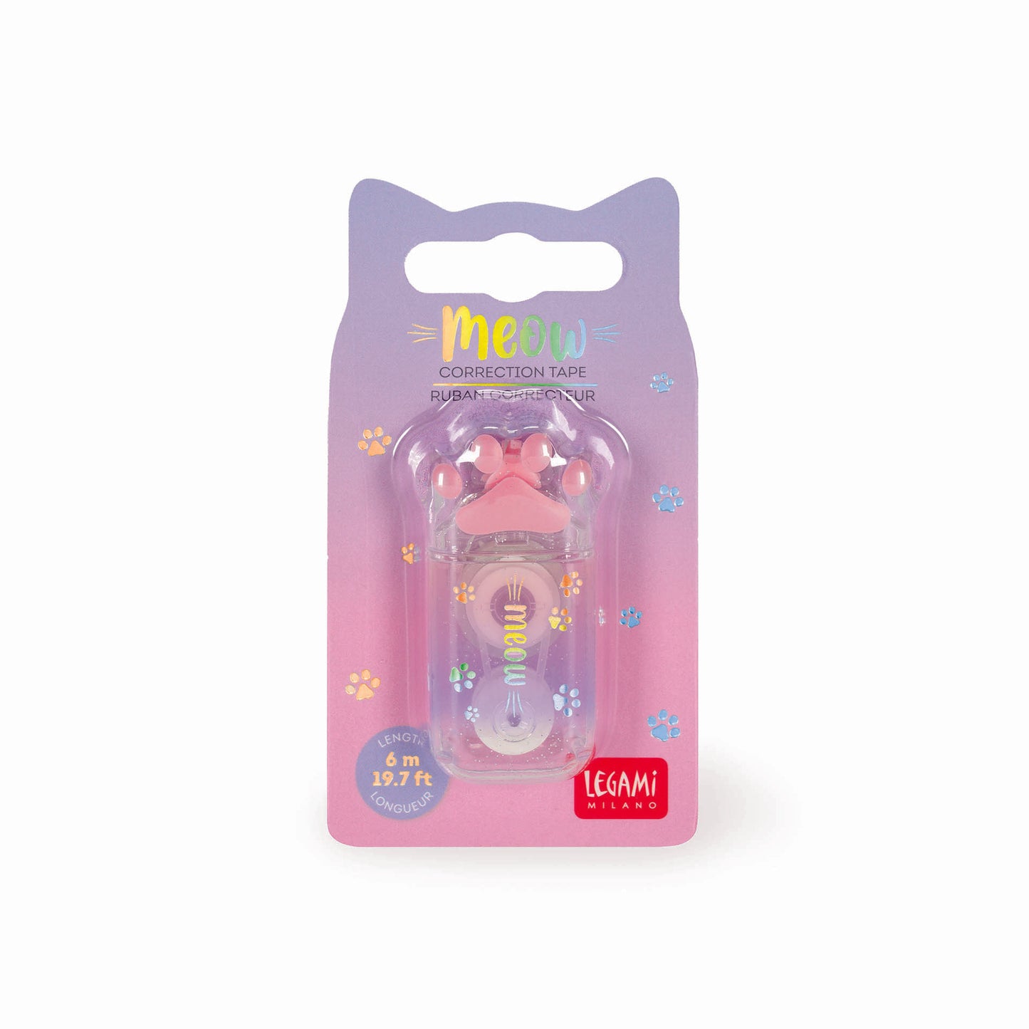CORRECTION TAPE - MEOW - KITTY / PACK DE 12
