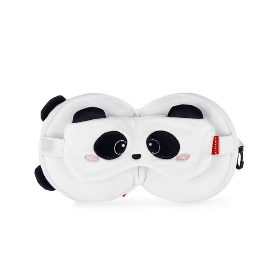 TRAVEL PILLOW WITH SLEEP MASK - MY TRAVEL BUDDY - PANDA / PACK DE 3