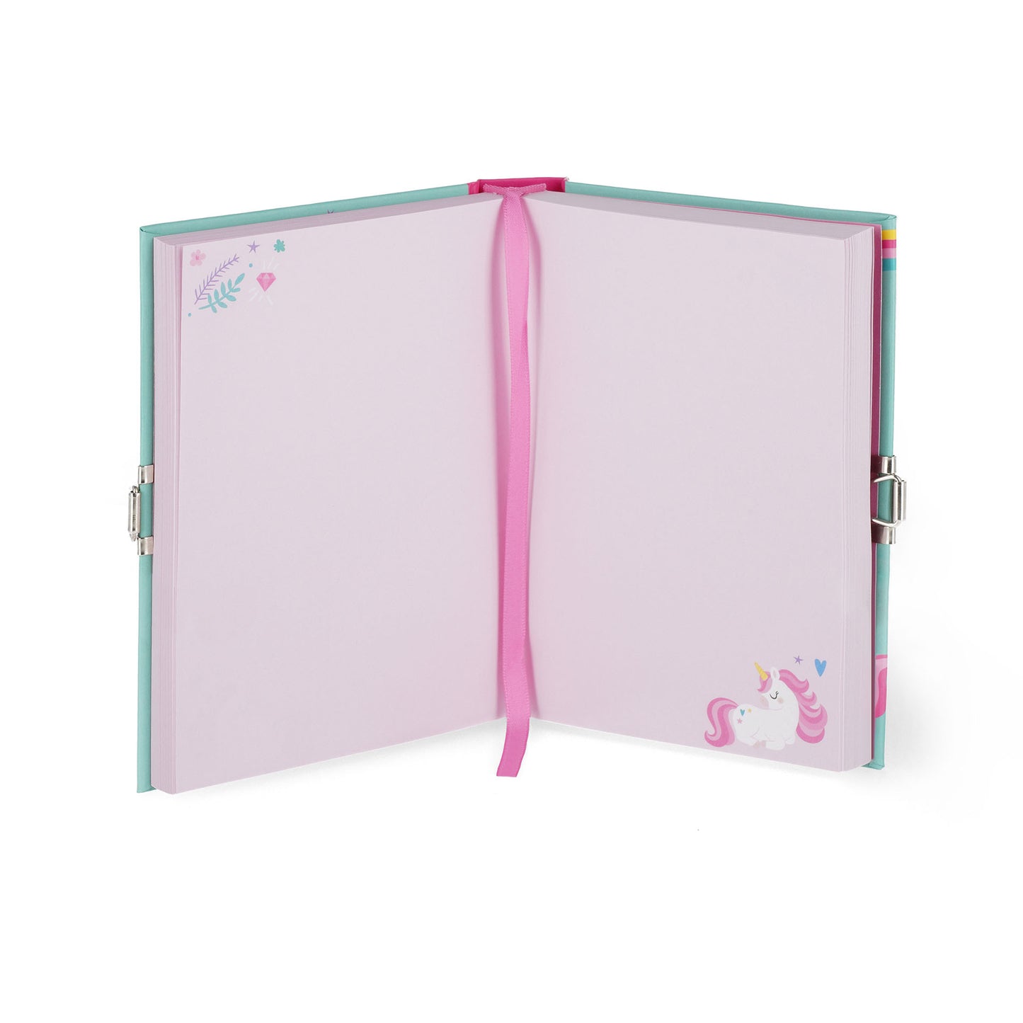 SECRET DIARY WITH PADLOCK - MY SECRET DIARY - UNICORN / PACK DE 2