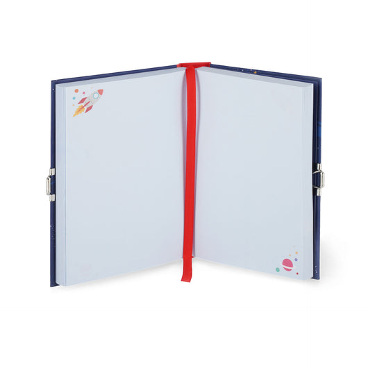 SECRET DIARY WITH PADLOCK - MY SECRET DIARY - SPACE / PACK DE 2