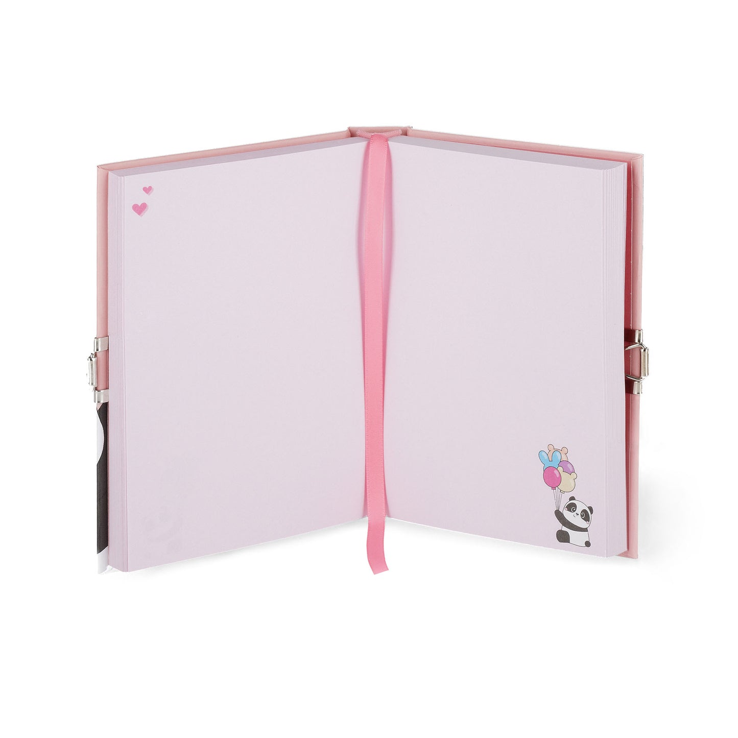 SECRET DIARY WITH PADLOCK - MY SECRET DIARY - PANDA / PACK DE 2