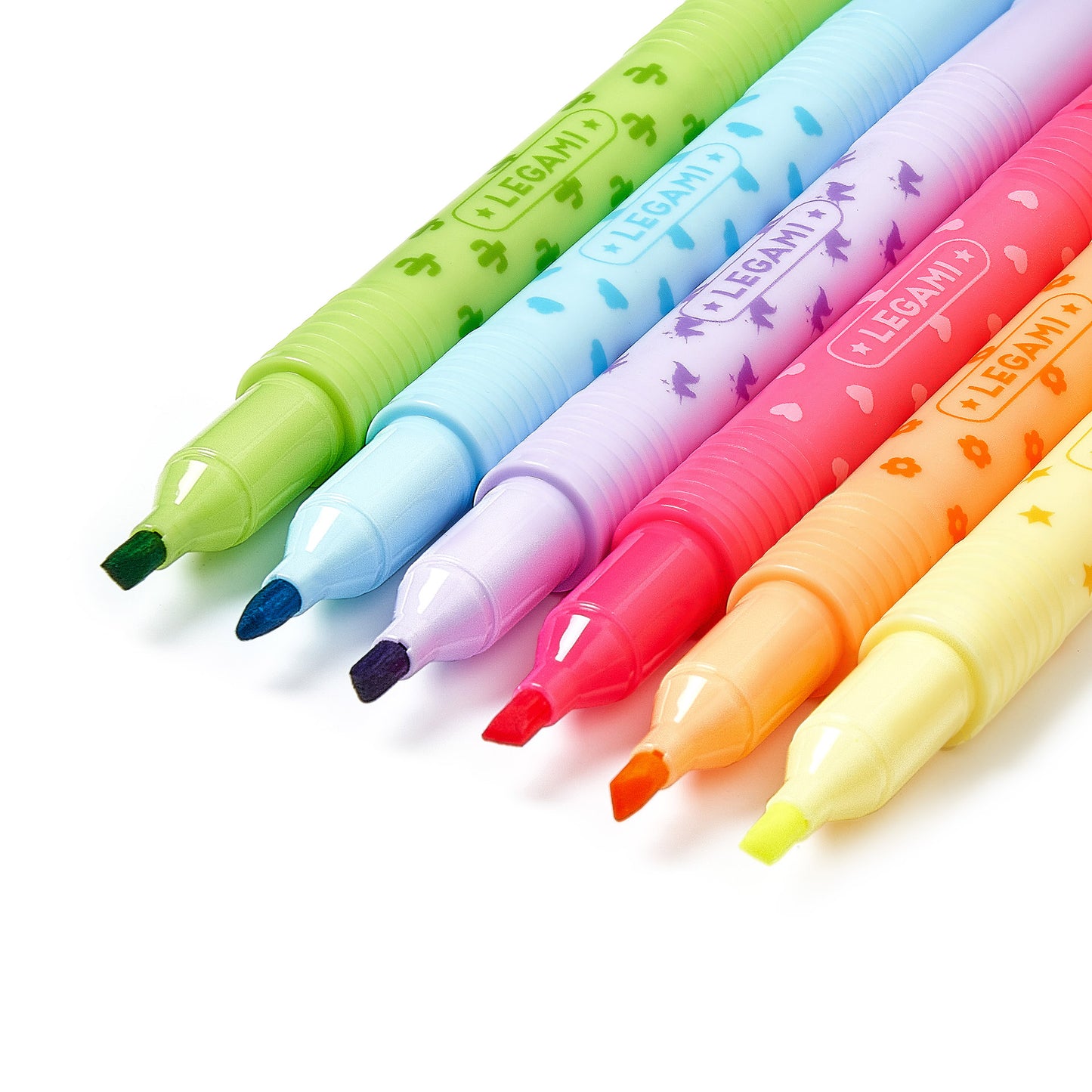 SET OF 6 ERASABLE HIGHLIGHTERS - MAGIC HIGHLIGHTERS / PACK DE 12