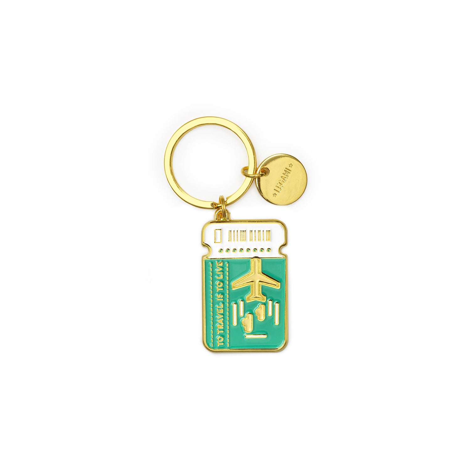 ENAMEL KEY RING - WHAT A KEY RING - TRAVEL / PACK DE 3